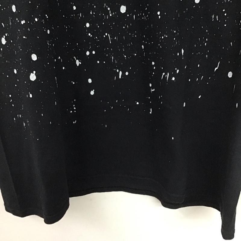 ノーアイディー NO ID. Tシャツ 半袖 半袖カットソー プリントTシャツ クルーネックカットソー 1 プリント 黒 / ブラック / メンズ USED 古着 中古 10139817