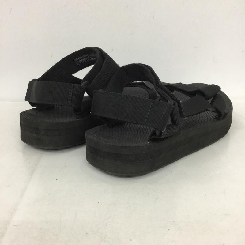 テバ Teva サンダル サンダル 1117150 MID UNIVERSAL 厚底サンダル 25cm 25.0cm ロゴ、文字 黒 / ブラック / メンズ USED 古着 中古 10136305