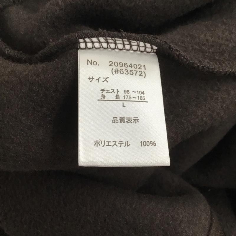シェラデザイン SIERRA DESIGNS パーカー 長袖 ジップアップパーカージャケット アウター L 無地 茶 / ブラウン / メンズ USED 古着 中古 10139757