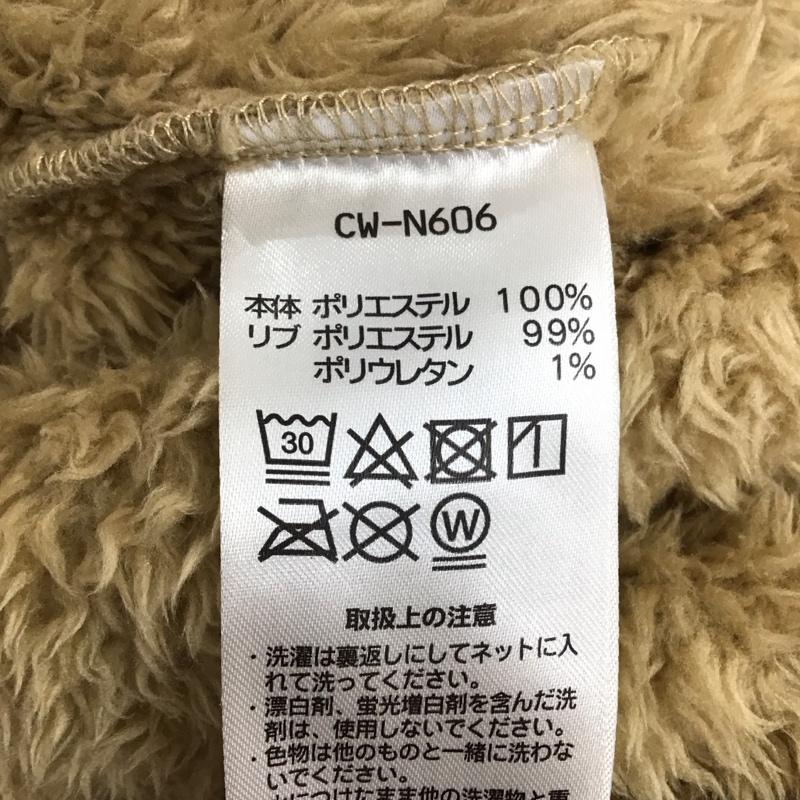 チャンピオン Champion ニット、セーター 長袖 CW-N606 クルーネックフリースジャケット プルオーバー L ワンポイント キャメル / キャメル / レディース USED 古着 中古 10143802
