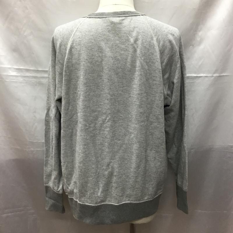 チャンピオン Champion カットソー 長袖 長袖カットソー クルーネックカットソー ロングスリーブカットソー ラグラン XL プリント 灰 / グレー /  メンズ USED 古着 中古 10108441