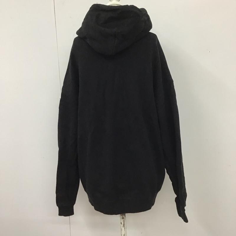 バンズ VANS パーカー 長袖 va18fw-mc06 PullOverHoodie 長袖パーカー スウェット L ロゴ、文字 黒 / ブラック / レディース USED 古着 中古 10111769