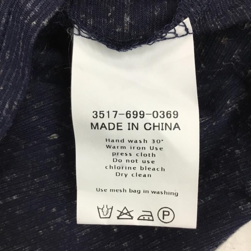 グリーンレーベルリラクシング green label relaxing カットソー 半袖 3517-699-0369 フレンチスリーブ 無地 紺 / ネイビー / レディース USED 古着 中古 10118157
