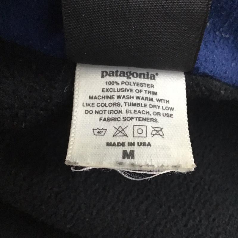 パタゴニア patagonia ジャケット、上着 ジャケット、ブレザー 長袖フリースジャケット 長袖カットソー ジップアップカラー M ロゴ、文字 黒 / ブラック / メンズ USED 古着 中古 10125129