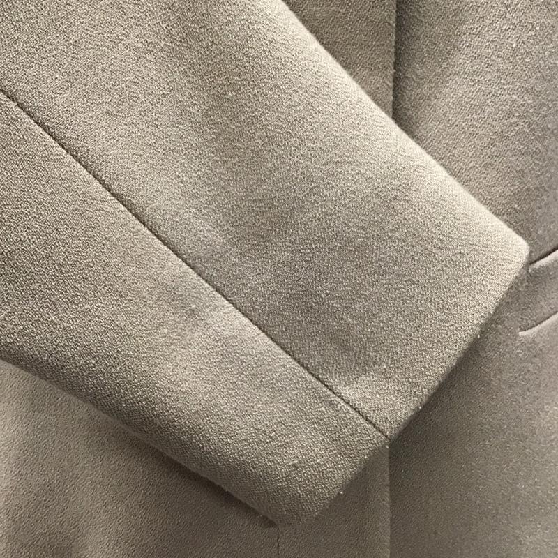 ザラベーシック ZARA BASIC ジャケット、上着 ジャケット、ブレザー 2108 393 707 ノーカラー S 無地 ベージュ / ベージュ / レディース USED 古着 中古 10118410