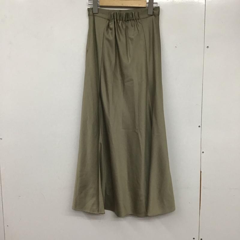アズールバイマウジー AZUL BY MOUSSY スカート ロングスカート 250ESZ31-377C SATINNARROWSKIRT ロングスカート フレアスカート S 無地 灰 / グレー / レディース USED 古着 中古 10136052