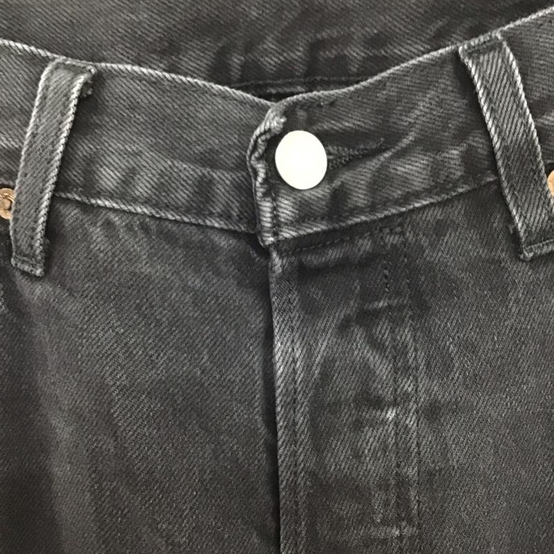 リーバイストラウスアンドコー Levi Strauss & co. パンツ デニム、ジーンズ デニムパンツ ワイドパンツ カジュアルパンツ 32インチ 無地 黒 / ブラック / メンズ USED 古着 中古 10132920