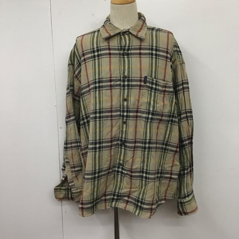 チャップス CHAPS シャツ、ブラウス 長袖 長袖シャツ カラーシャツ ポケットシャツ 長袖カットソー チェックシャツ XL チェック マルチカラー / マルチカラー / メンズ USED 古着 中古 10106360