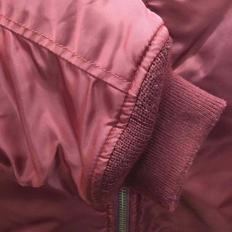 マウジー MOUSSY ジャケット、上着 ジャンパー、ブルゾン 010AAH30-5690 OVERSIZED BOMBER JACKET MA-1 FREE 無地 えんじ / ワインレッド / レディース USED 古着 中古 10107319