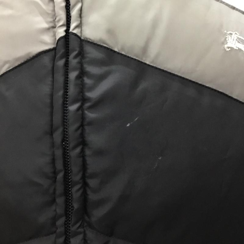 バーバリーブラックレーベル BURBERRY BLACK LABEL ベスト ベスト ダウンジャケット フード付きジャケット アウター ジップアップジャケット L ロゴ、文字 マルチカラー / マルチカラー / メンズ USED 古着 中古 10116708