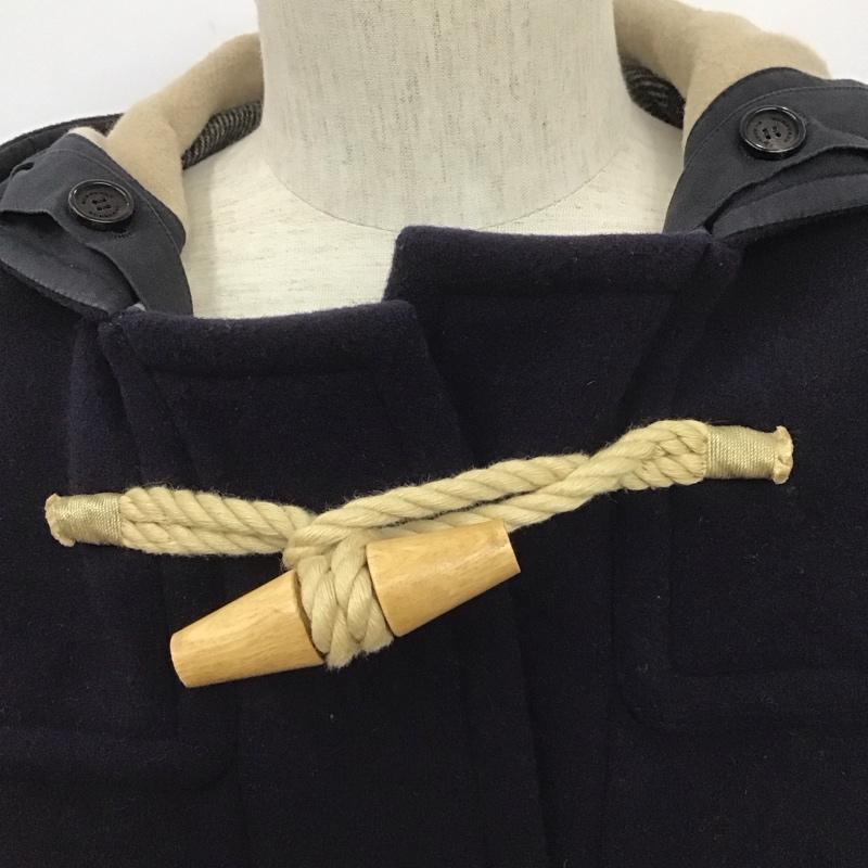 バーバリー BURBERRY コート コート一般 ダッフルコート アウター フード付きブルゾン ロングコート 無地 紺 / ネイビー / メンズ USED 古着 中古 10106799
