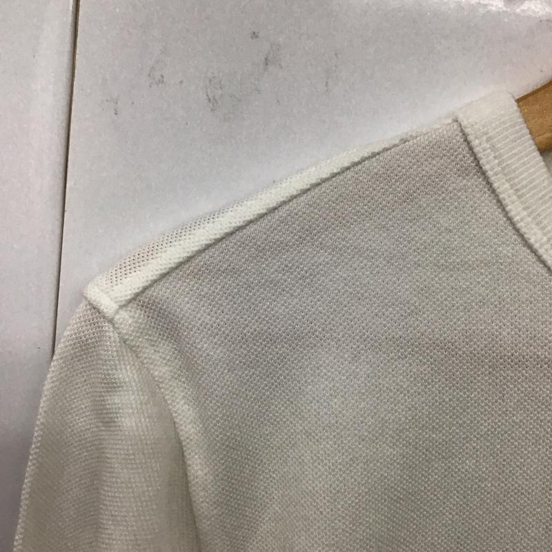 ラコステ LACOSTE カットソー 長袖 36 無地 白 / ホワイト / レディース USED 古着 中古 10130965
