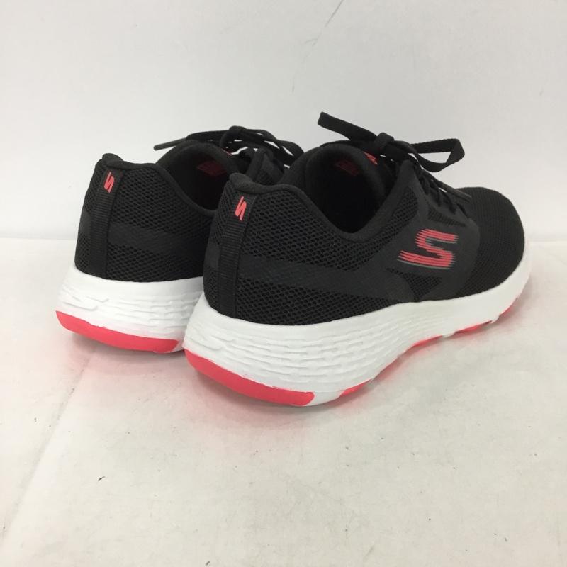 スケッチャーズ SKECHERS スニーカー スニーカー 15651 BKHP GO WALK COOL 23cm 23.0cm ロゴ、文字 黒 / ブラック / レディース USED 古着 中古 10135795