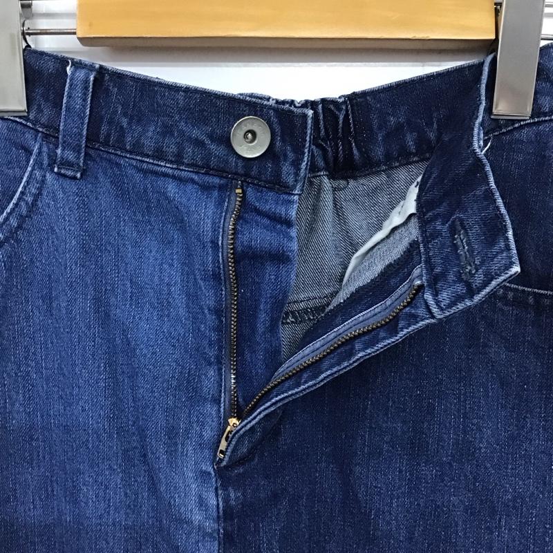 ジーナシス JEANASIS スカート ロングスカート デニムスカート カジュアルスカート スリット FREE 無地 インディゴ / インディゴ / レディース USED 古着 中古 10135435