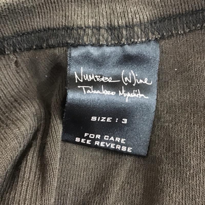 ナンバーナイン NUMBER (N)INE タンクトップ タンクトップ タンクトップ ノースリーブカットソー 00s 宮下貴裕 3 無地 黒 / ブラック / メンズ USED 古着 中古 10111951