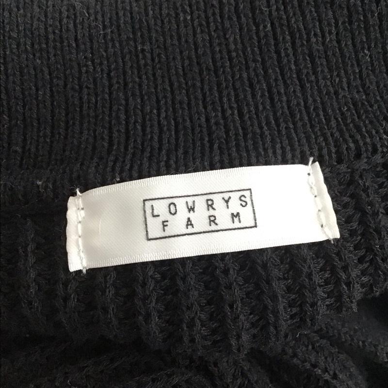 ローリーズファーム LOWRYS FARM カーディガン 長袖 LF622061CF 襟付き FREE 無地 黒 / ブラック / レディース USED 古着 中古 10108175
