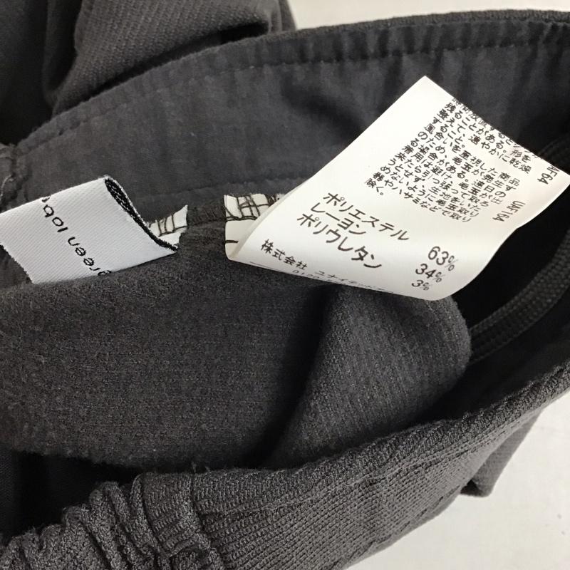 グリーンレーベルリラクシング green label relaxing パンツ スラックス 3614-160-2727 オルマイ ウラキモウ テーパード 無地 チャコールグレー / チャコールグレー / レディース USED 古着 中古 10145003