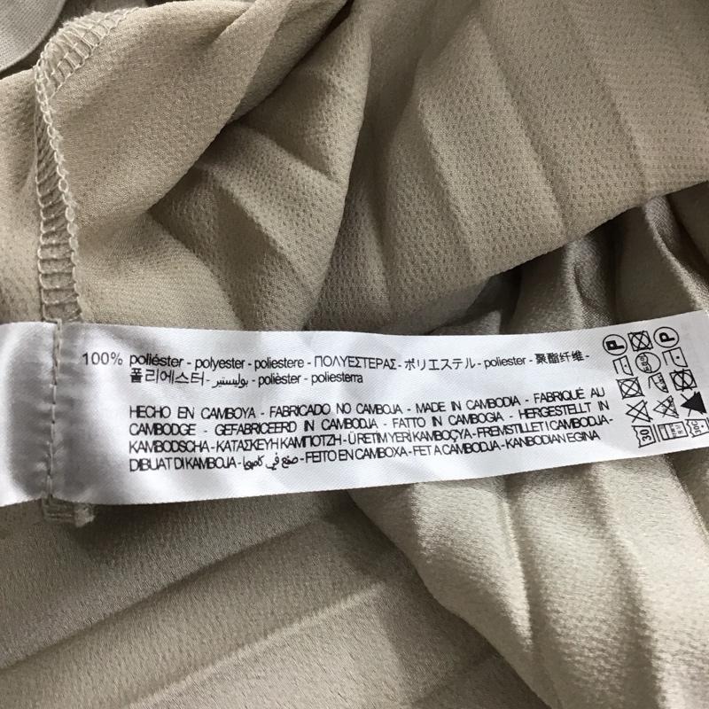 ザラ ZARA スカート ロングスカート プリーツスカート XS 無地 ベージュ / ベージュ / レディース USED 古着 中古 10136630