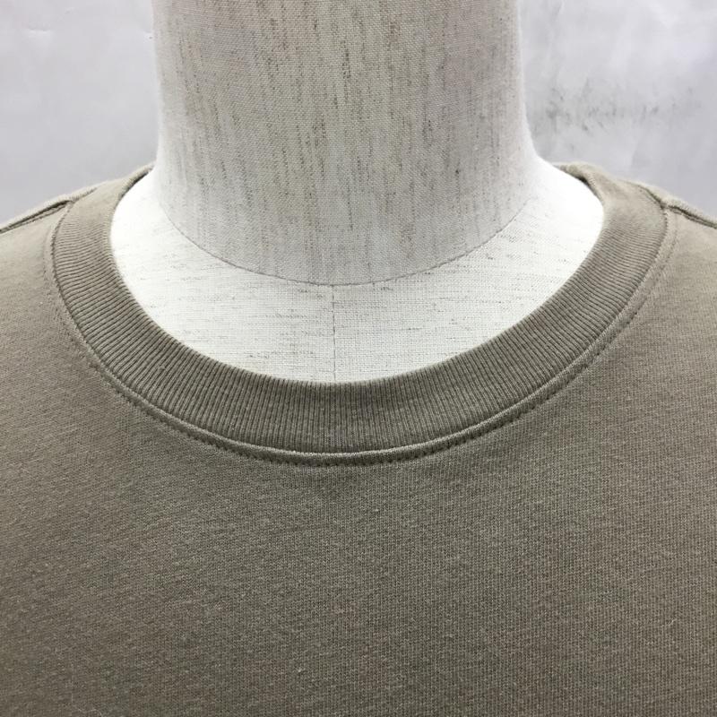 エッセンシャルズ ESSENTIALS Tシャツ 半袖 半袖カットソー プリントTシャツ クルーネックカットソー XS 無地 茶 / ブラウン /  メンズ USED 古着 中古 10109289