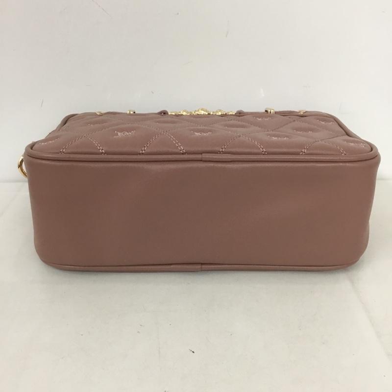 アクシーズファム axes femme ショルダーバッグ ショルダーバッグ BL613X32 薔薇金具使いキルトショルダー 刺繍 桃 / ピンク / レディース USED 古着 中古 10140194