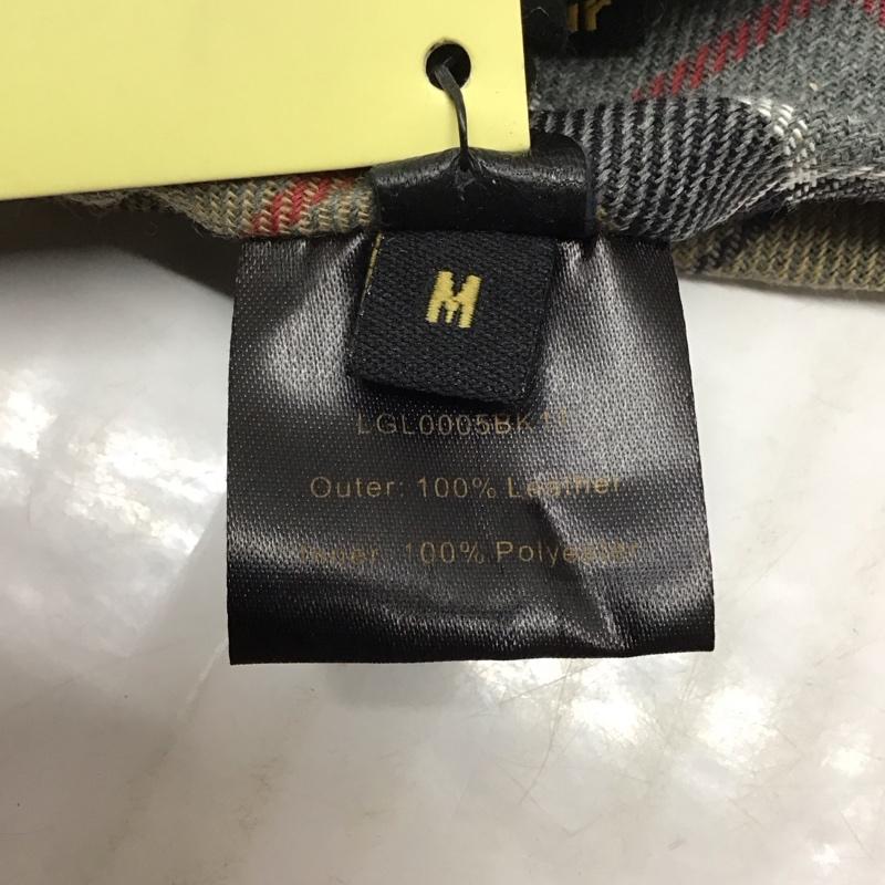 バーブァー Barbour ファッション小物 手袋 LGL0005BK11 レザーグローブ 革手袋 タグ付き チェック 黒 / ブラック / レディース USED 古着 中古 10118208