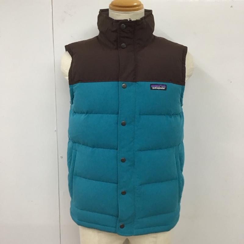パタゴニア patagonia ベスト ベスト 27586fa14 ダウンベスト ノースリーブ アウター 前ボタン S ロゴ、文字 マルチカラー / マルチカラー / メンズ USED 古着 中古 10119998