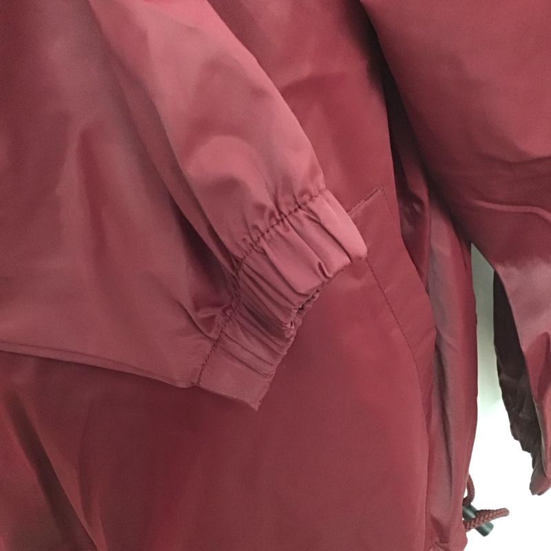 ナイキ NIKE パーカー 長袖 NME920220 KL4 ナイロンジャケット プルオーバー XL ワンポイント えんじ / ワインレッド / メンズ USED 古着 中古 10106847