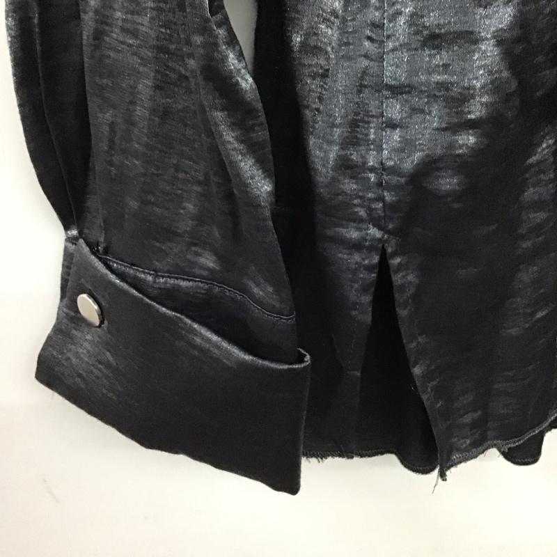 ザラ ZARA シャツ、ブラウス 長袖 長袖シャツ 無地シャツ カラーシャツ S 無地 黒 / ブラック / レディース USED 古着 中古 10138786