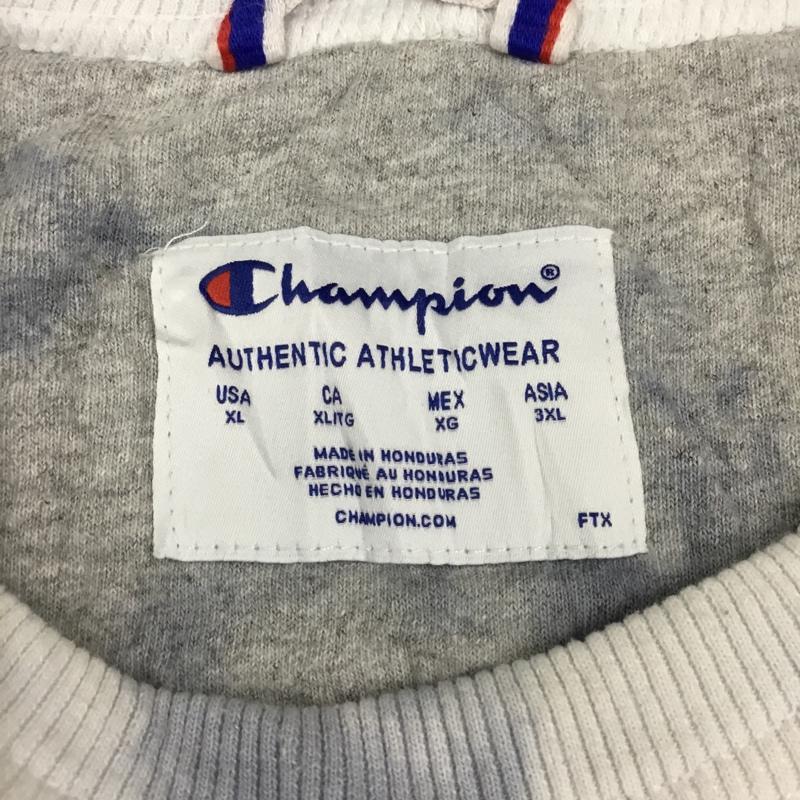 チャンピオン Champion トレーナー 長袖 長袖スウェット 長袖トレーナー リブカットソー 長袖カットソー プリントトレーナー メンズ USED 古着 中古 10106452