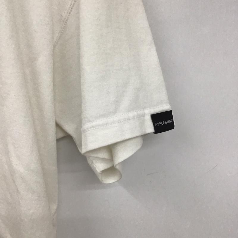 アップルバム APPLEBUM Tシャツ 半袖 半袖カットソー プリントTシャツ クルーネックカットソー XL プリント 白 / ホワイト / メンズ USED 古着 中古 10129657