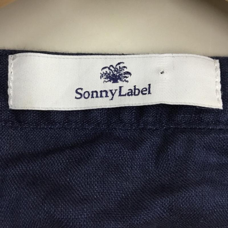 サニーレーベル Sonny Label カットソー 長袖 長袖シャツカットソー Vネックカットソー プルオーバー FREE 無地 紺 / ネイビー /  レディース USED 古着 中古 10113392