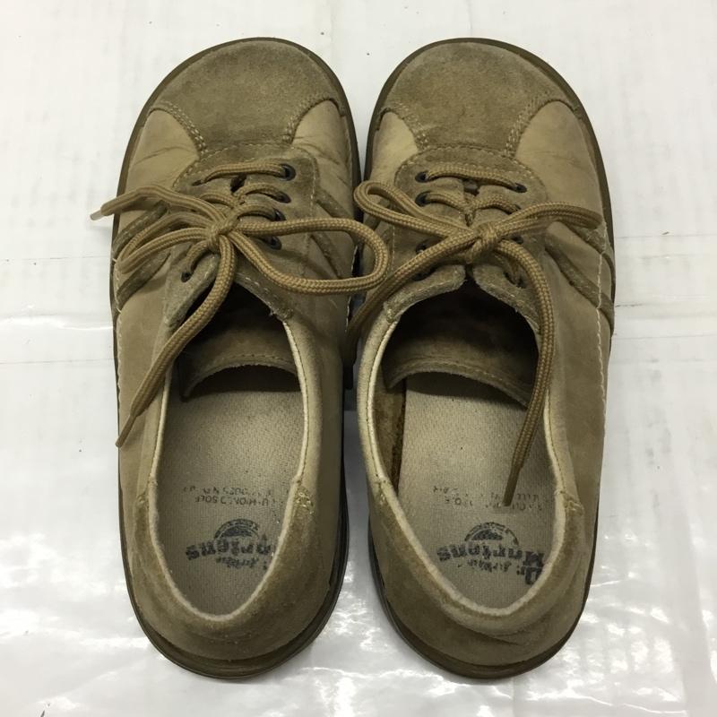 ドクターマーチン Dr.Martens カジュアルシューズ カジュアルシューズ 8A70 スウェード US6 UK5 US:6 ロゴ、文字 ベージュ / ベージュ / レディース USED 古着 中古 10110486