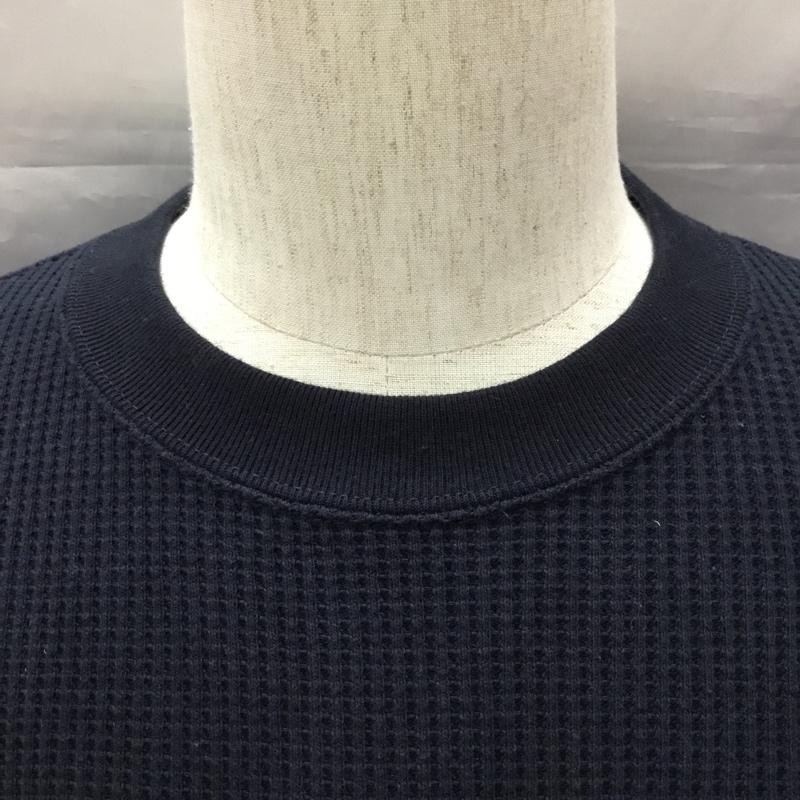 アデイインザライフ ユナイテッドアローズ A day in the life UNITED ARROWS カットソー 長袖 長袖カットソー クルーネックカットソー ロングスリーブカットソー 無地Tシャツ XL 無地 紺 / ネイビー /  メンズ USED 古着 中古 10113363