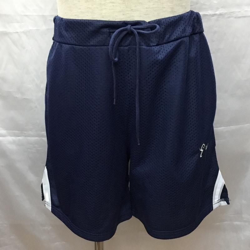 イグザンプル EXAMPLE パンツ ショートパンツ ハーフパンツ ショートパンツ カジュアルパンツ スポーツウェア L 無地 紺 / ネイビー / メンズ USED 古着 中古 10109330