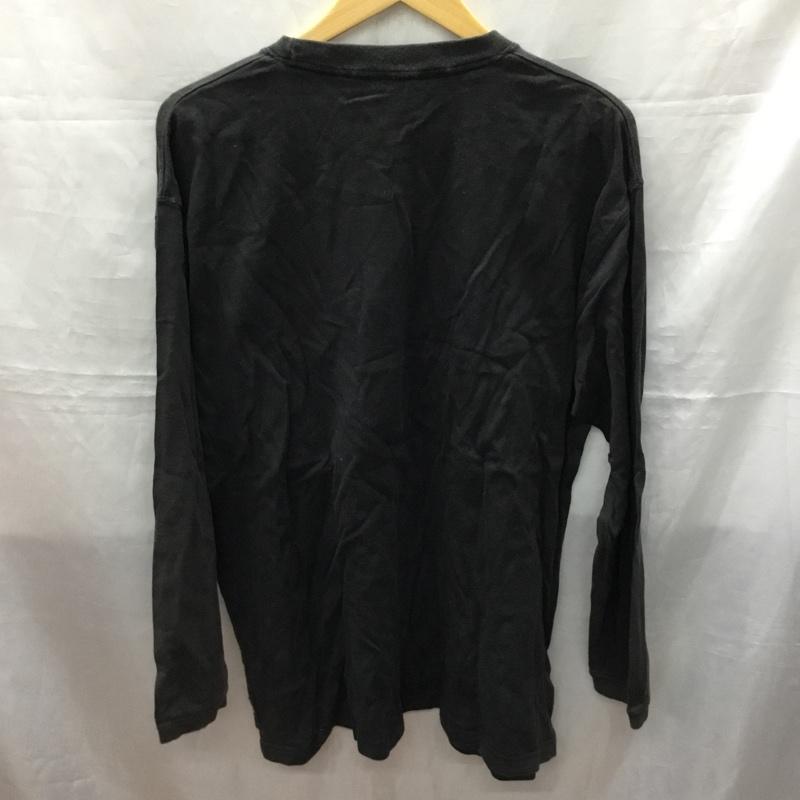 ベアー Bear USA Tシャツ 長袖 B33M9041 クルーネック ロンT プリント クマ XL ロゴ、文字 黒 / ブラック / レディース USED 古着 中古 10119306