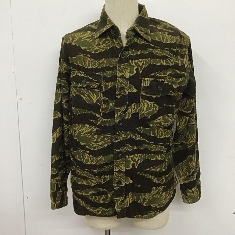 テンダーロイン TENDERLOIN シャツ、ブラウス 長袖 長袖シャツ カラーシャツ ポケットシャツ 長袖カットソー ミリタリーシャツ S カモフラージュ柄・迷彩 マルチカラー / マルチカラー / メンズ USED 古着 中古 10106786