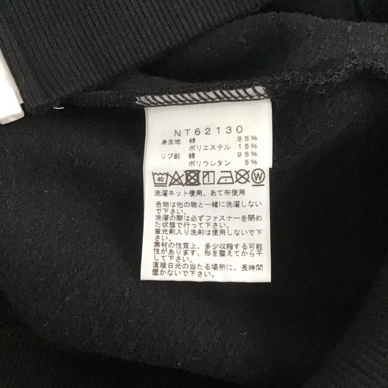 ザノースフェイス THE NORTH FACE パーカー 長袖 NT62130 ジップアップ フルジップ 裏起毛 M ロゴ、文字 黒 / ブラック / メンズ USED 古着 中古 10106849