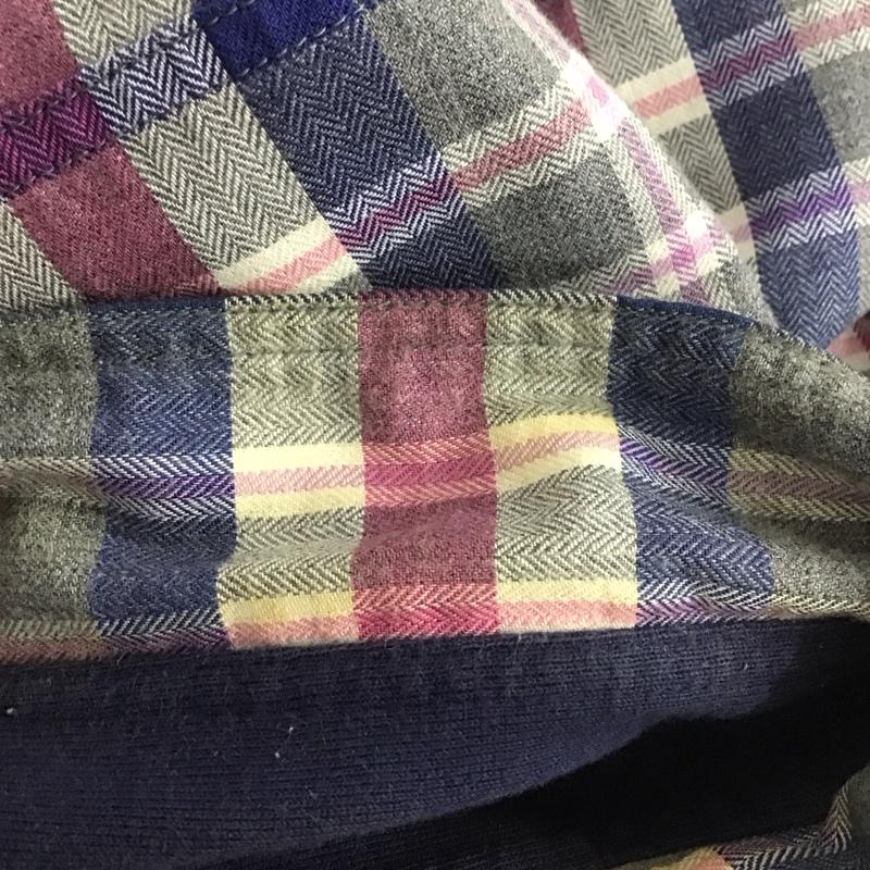 バーバリーブラックレーベル BURBERRY BLACK LABEL シャツ、ブラウス 長袖 D1M12-611-05 チェック 2 ワンポイント マルチカラー / マルチカラー / メンズ USED 古着 中古 10139609