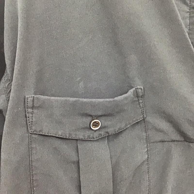 マウジー MOUSSY カットソー 長袖 長袖カットソー カラーシャツカットソー 長袖シャツ FREE 無地 黒 / ブラック / レディース USED 古着 中古 10119549