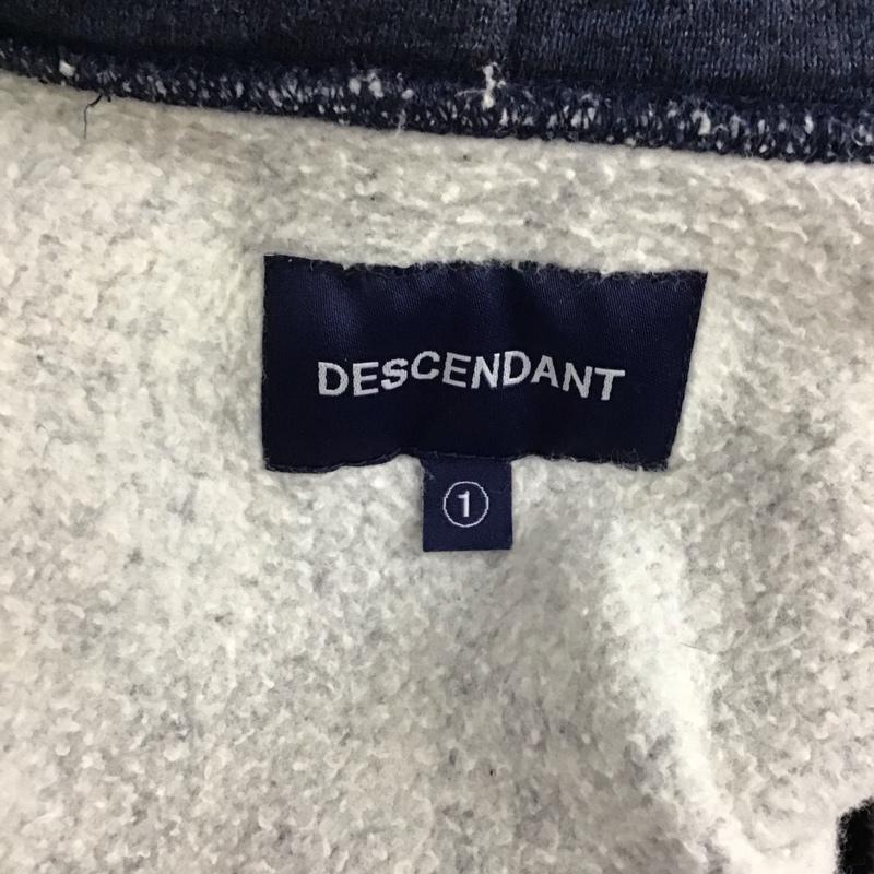 ディセンダント DESCENDANT パーカー 長袖 長袖パーカー フード付きパーカー プリントスウェット トレーナー 1 ロゴ、文字 紺 / ネイビー /  メンズ USED 古着 中古 10120371