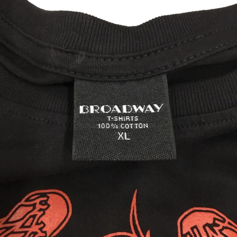 古着 USED Tシャツ 半袖 半袖カットソー プリントTシャツ クルーネックカットソー バンドTシャツ XL プリント 黒 / ブラック / メンズ USED 古着 中古 10106934