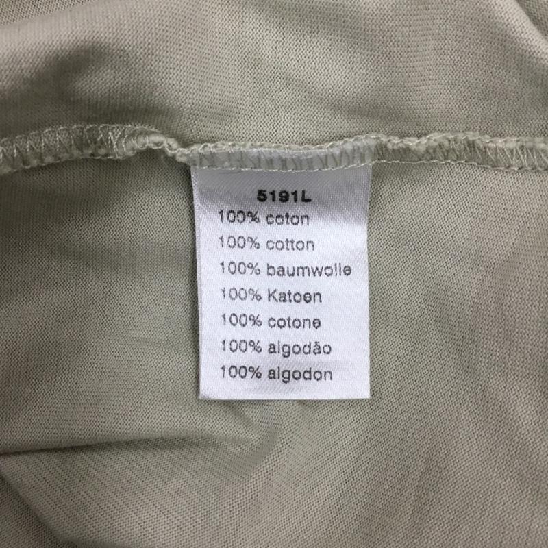 ラコステ LACOSTE ポロシャツ 長袖 ワニ 5191L 5 ワンポイント ベージュ / ベージュ / メンズ USED 古着 中古 10111399