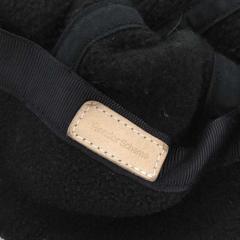 エンダースキーマ Hender Scheme 帽子 キャップ fleece ear cap フリース 耳当て 無地 黒 / ブラック / メンズ USED 古着 中古 10144358