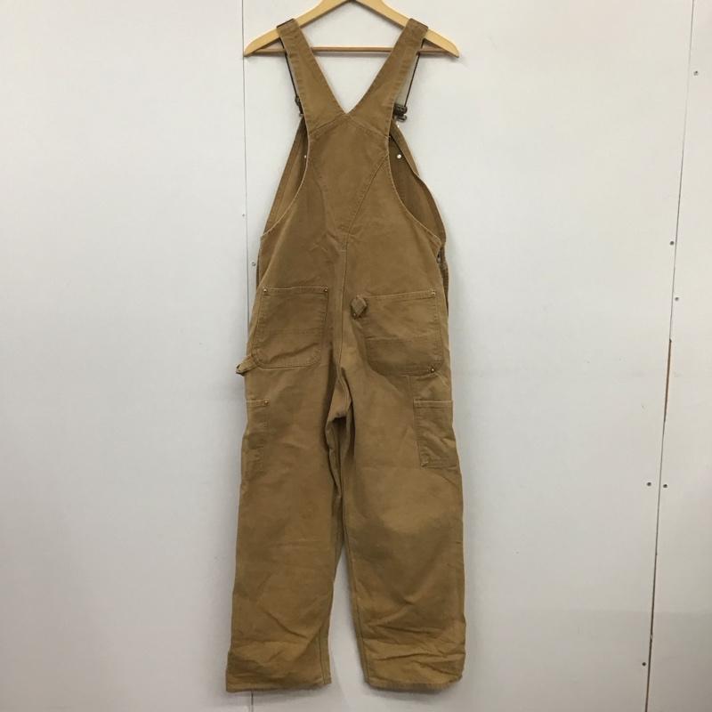 カーハート Carhartt サロペット・オーバーオール サロペット、オーバーオール オーバーオール つなぎ オールインワン ワークパンツ ロゴ、文字 ベージュ / ベージュ / メンズ USED 古着 中古 10131758