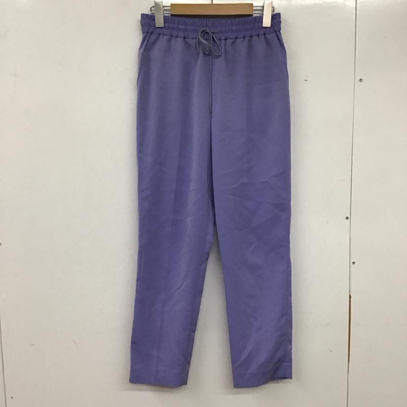 ユナイテッドアローズ ビューティ&ユース UNITED ARROWS BEAUTY & YOUTH パンツ スラックス 1614-299-5303 ツイルドローストリングパンツ L 無地 紫 / パープル / レディース USED 古着 中古 10137283
