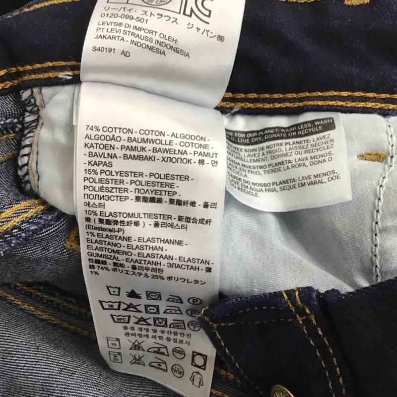 リーバイス Levi s パンツ デニム、ジーンズ デニムパンツ スリムパンツ ストレッチパンツ タイトジーンズ 無地 インディゴ / インディゴ / レディース USED 古着 中古 10123840