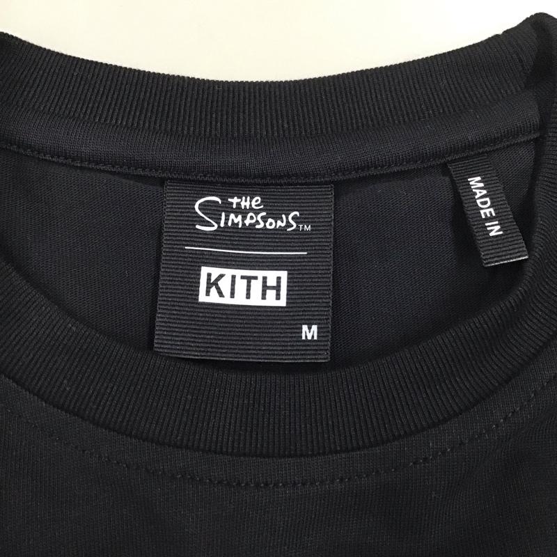 キス KITH Tシャツ 半袖 半袖カットソー プリントTシャツ シンプソンズ クルーネックカットソー M プリント 黒 / ブラック /  メンズ USED 古着 中古 10111007
