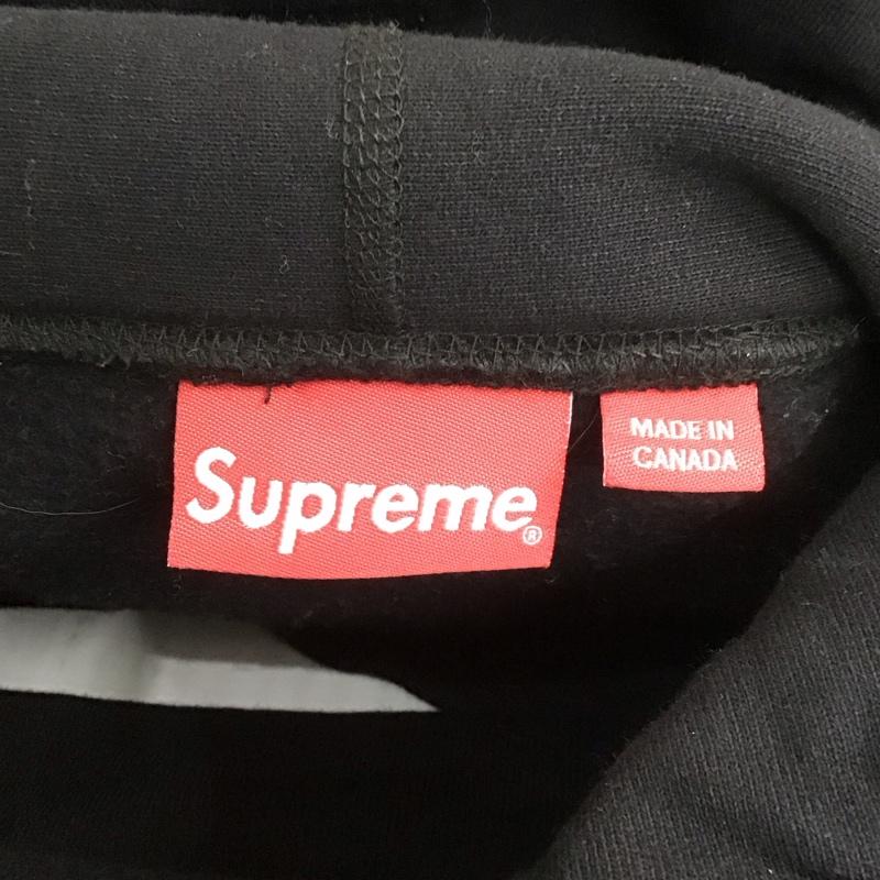 シュプリーム Supreme パーカー 長袖 16AW ChromeClassicLogoHooded 長袖パーカー スウェットパーカー XL ロゴ、文字 黒 / ブラック / メンズ USED 古着 中古 10107390