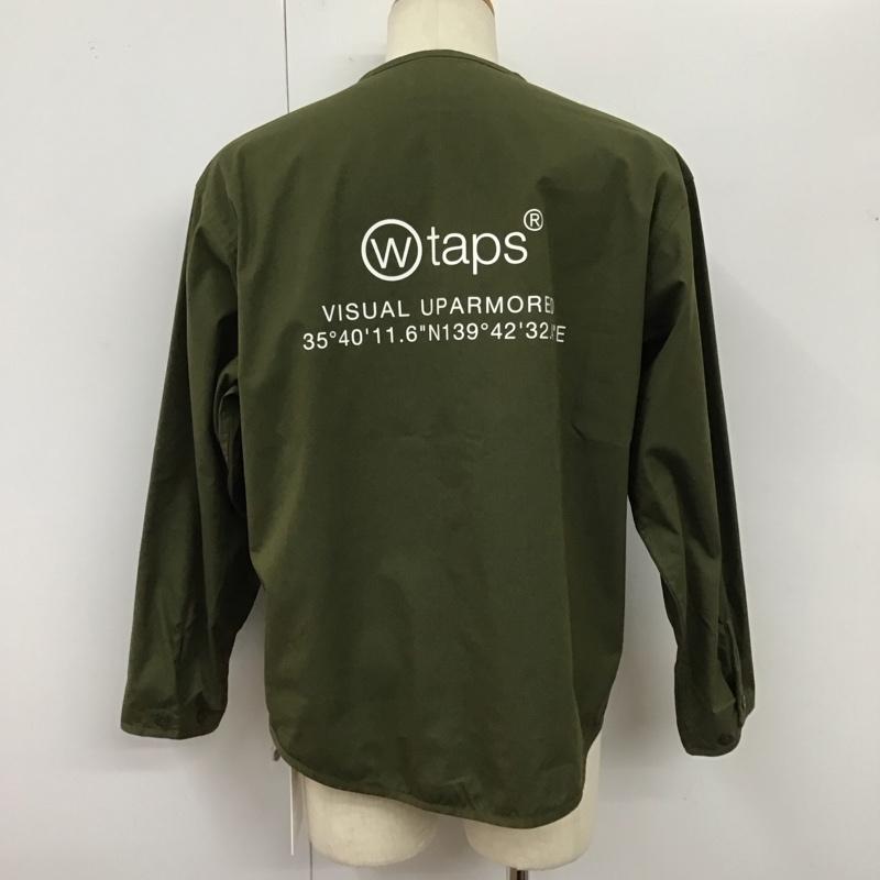 ダブルタップス WTAPS ジャケット、上着 ジャケット、ブレザー 242cwdt-shm04 SCOUTLSNYCOWEATHER 長袖ノーカラージャケット 1 無地 カーキ / カーキ / メンズ USED 古着 中古 10119118