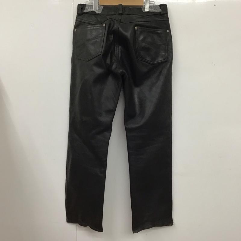 ショット schott パンツ ワークパンツ、ペインターパンツ レザーパンツ カジュアルパンツ ストレートパンツ 80s 32インチ 無地 黒 / ブラック /  メンズ USED 古着 中古 10124812